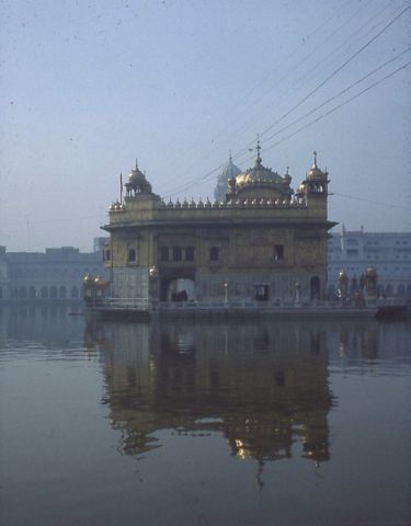 There are four doors to get into temple which symbolize the openness of the Sikhs towards all people and religions.