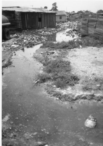 These problems are due to poor runoff; broken service lines compounded by impervious soils in many areas.