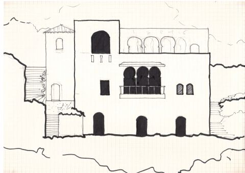 Visits to traditional buildings in Lebanon with Hassan Fathy in 1973 waiting to fly to Oman.
