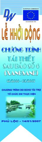 ECHO Post Typhoon Xangsane recovery project